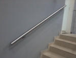 Corrimão inox 304 lateral  de 1 Corrimão inox 304 lateral  de 1