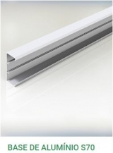 S70 - BASE S70 2000MM C/DIV BRANCO S70 - BASE S70 2000MM C/DIV BRANCO