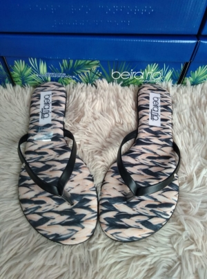 Rasteirinha Beira Rio Tecido Palha 2