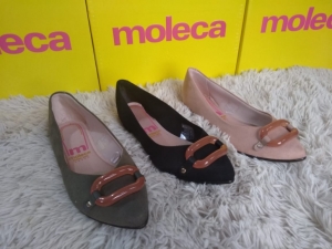 Sapatilha Moleca Camurça Flex