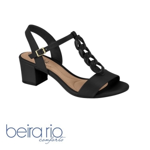 Sandália Salto Beira Rio Napa Turim Model 8246