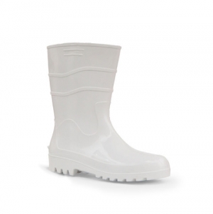 BOTA DE PVC BRANCA MEDIA