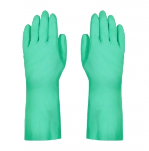 LUVA LATEX NITRILICA VERDE