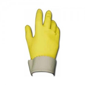 LUVA DE LATEX SILVER AMARELA