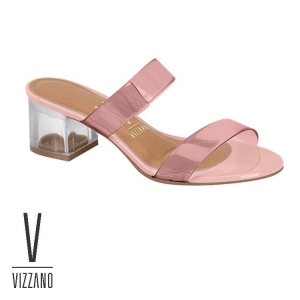SANDALIA SALTO BLOCO VIZZANO - CRISTAL - 6442.103