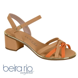 SANDALIA SALTO BLOCO BEIRA RIO - 8379.219
