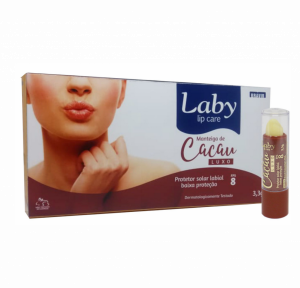 MANTEIGA DE CACAU LABY FPS 8 LUXO BATOM 3,3G DISP C/50