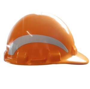 CAPACETE  LARANJA C/ SUSPENSAO E JUGULAR DURAVEIS